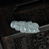 缅甸天然糯冰种翡翠吊坠-红掌柜