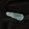 缅甸天然糯冰种翡翠观音吊坠-红掌柜