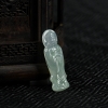 天然糯种飘花翡翠观音吊坠-红掌柜
