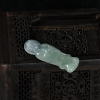 缅甸天然糯种翡翠观音吊坠-红掌柜