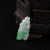 糯种翡翠百财吊坠-红掌柜