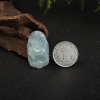 天然缅甸糯冰种翡翠午马吊坠-红掌柜