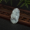 糯冰种翡翠午马吊坠-红掌柜