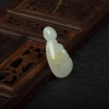 天然糯种翡翠悟道吊坠-红掌柜