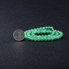 天然缅甸糯冰种豆绿翡翠塔链-红掌柜