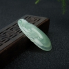 浅绿翡翠如意吊坠-红掌柜