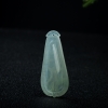 天然缅甸浅绿翡翠玉兰花吊坠-红掌柜