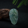 天然缅甸飘花翡翠金枝玉叶吊坠-红掌柜
