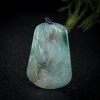缅甸天然糯冰种翡翠山水牌吊坠-红掌柜