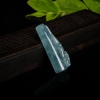 糯冰种飘花翡翠吊坠-红掌柜