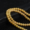 糯种黄翡圆珠项链-红掌柜