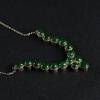 翠绿翡翠蛋面项链-红掌柜