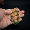 天然5.1mm糯种黄翡多圈手串-红掌柜
