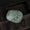 缅甸天然糯冰种翡翠仿古龙吊坠-红掌柜