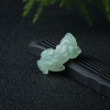 缅甸糯冰种晴水翡翠貔貅吊坠-红掌柜