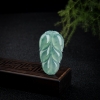 冰种飘花翡翠大业有成吊坠-红掌柜