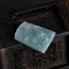 缅甸天然糯种翡翠马到成功吊坠-红掌柜