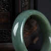 天然油青种灰绿翡翠手镯-红掌柜
