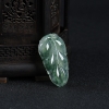 天然糯冰种飘花翡翠金枝玉叶吊坠-红掌柜