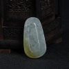 缅甸天然俏色翡翠观音吊坠-红掌柜