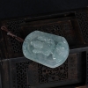 缅甸天然糯冰种翡翠虚空藏吊坠-红掌柜
