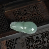 缅甸天然糯种翡翠福禄吊坠-红掌柜