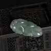 缅甸天然糯种翡翠金枝玉叶吊坠-红掌柜