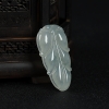 天然糯种飘花翡翠金枝玉叶吊坠-红掌柜