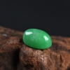 缅甸糯种翠绿翡翠戒面-红掌柜