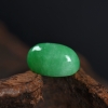 缅甸天然糯种翡翠戒面-红掌柜