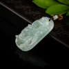 缅甸糯种浅绿翡翠辰龙吊坠-红掌柜