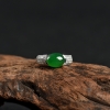 18K糯种翠绿翡翠戒指-红掌柜