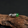 糯种翠绿翡翠戒指-红掌柜