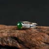 翠绿翡翠戒指-红掌柜