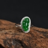 18k糯种翠绿翡翠貔貅戒指-红掌柜
