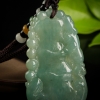 缅甸翡翠节节高升吊坠-红掌柜