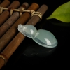 天然糯冰种飘花翡翠葫芦吊坠-红掌柜