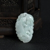 糯种翡翠必得幸福吊坠-红掌柜