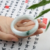 糯种翡翠手镯-红掌柜