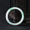 缅甸天然飘翠翡翠手镯-红掌柜