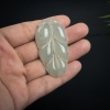 天然糯冰种翡翠金枝玉叶吊坠-红掌柜
