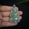 天然糯冰种浅绿翡翠观音吊坠-红掌柜