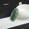 天然灰绿翡翠福寿吊坠-红掌柜