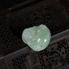 缅甸天然糯种翡翠弥勒佛吊坠-红掌柜