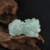 天然糯种浅绿翡翠貔貅吊坠-红掌柜