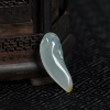 天然糯冰种飘花翡翠福瓜吊坠-红掌柜