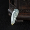 缅甸糯冰种飘花翡翠福瓜吊坠-红掌柜