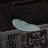 缅甸天然糯冰种翡翠福瓜吊坠-红掌柜
