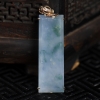 缅甸天然糯冰种飘花翡翠吊坠-红掌柜