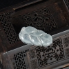 缅甸天然冰种翡翠吊坠-红掌柜